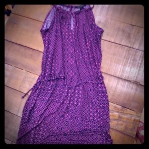 Banana republic drawstring mini dress